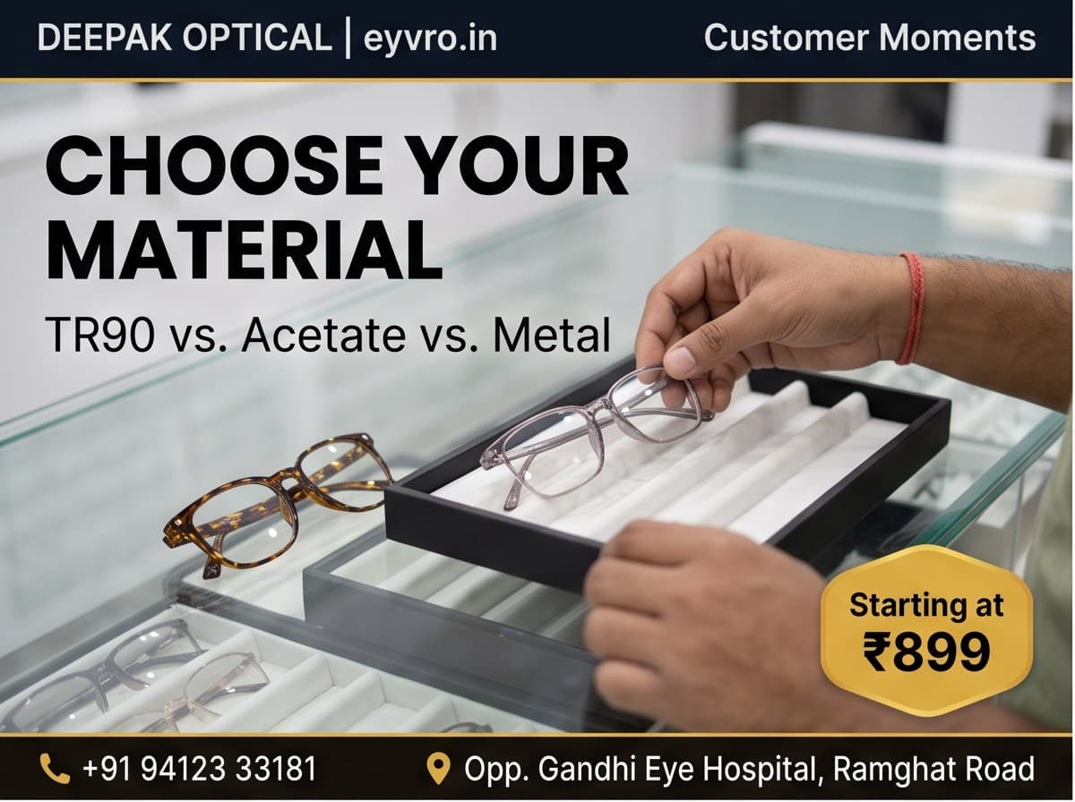 TR90 vs. Acetate vs. Metal Frames: Which Eyewear Material Lasts the Longest?