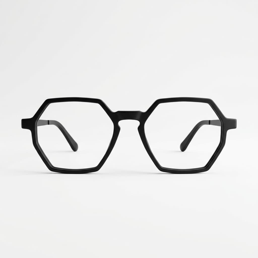 Hexagonal Geometric — geometric eyeglasses