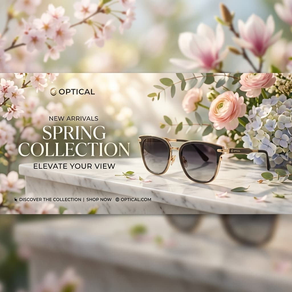 Featured eyewear collection promotion