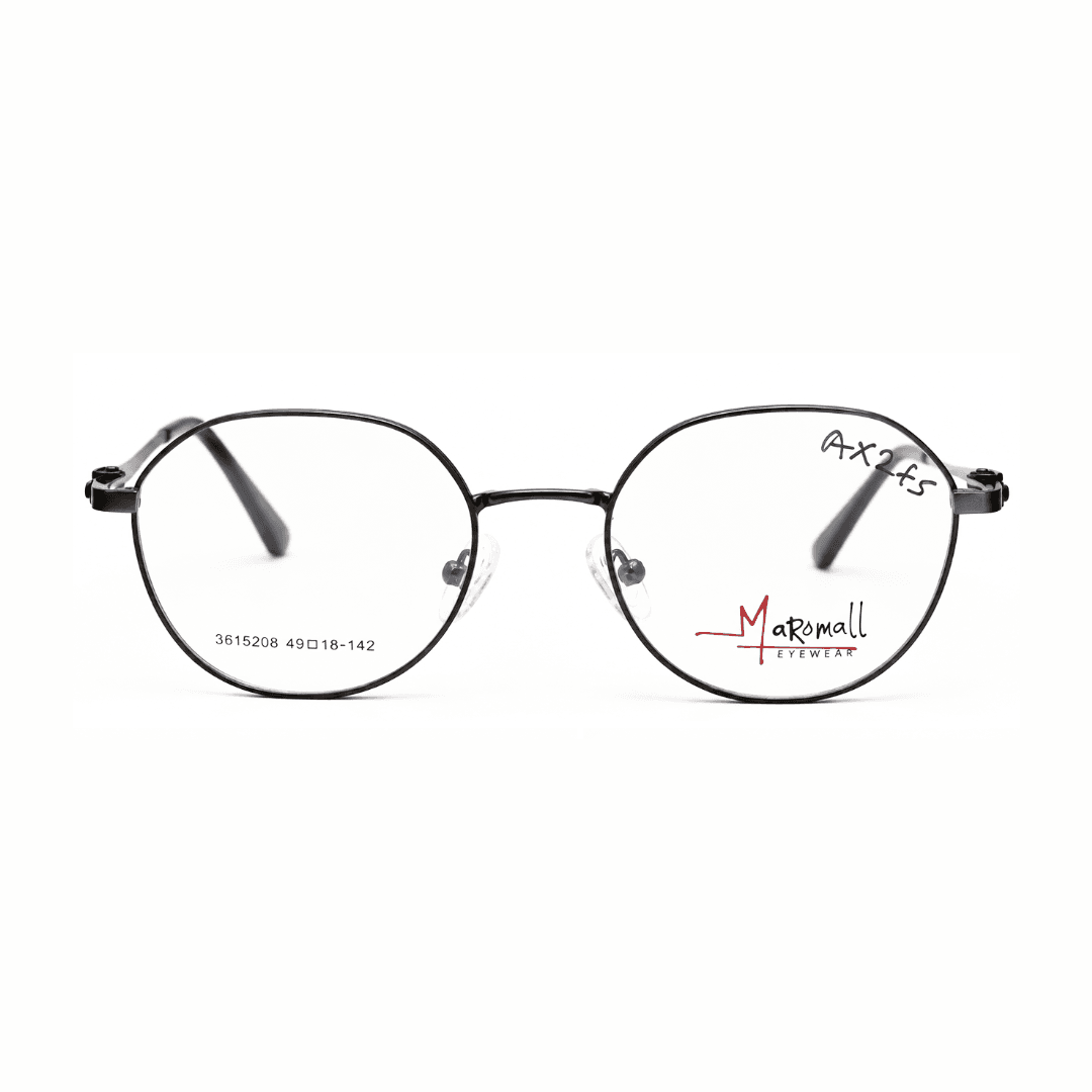 Maromall — Gunmetal round Metal eyeglasses